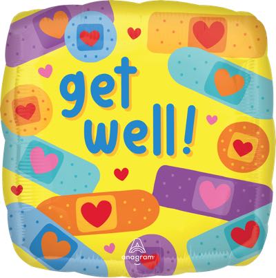 17” Get Well Patch
