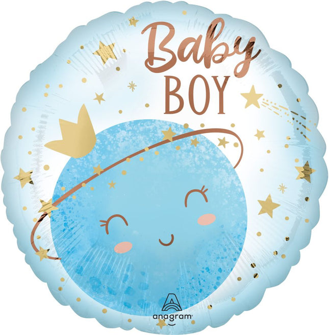 17" Standard Little Moon Boy Balloon