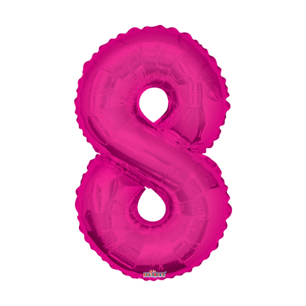Numbers 14" Magenta 