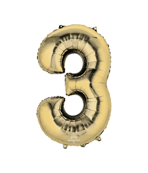 Numeros 34" Oro Blanco