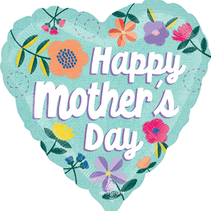 17" Happy Mothers Day Threaded Love