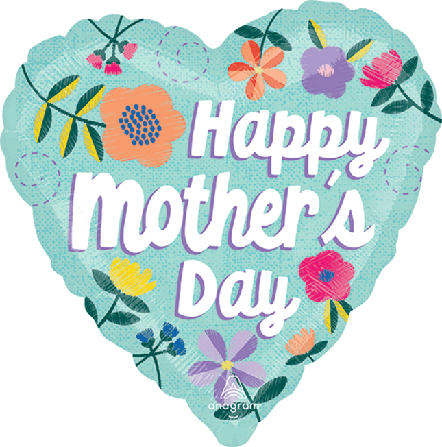 17" Happy Mothers Day Threaded Love