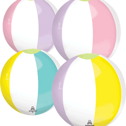 16" Pastel Beach Club Orbz