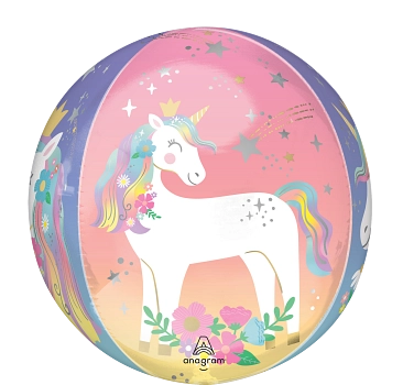 16” Whimsical Unicorn Orbz