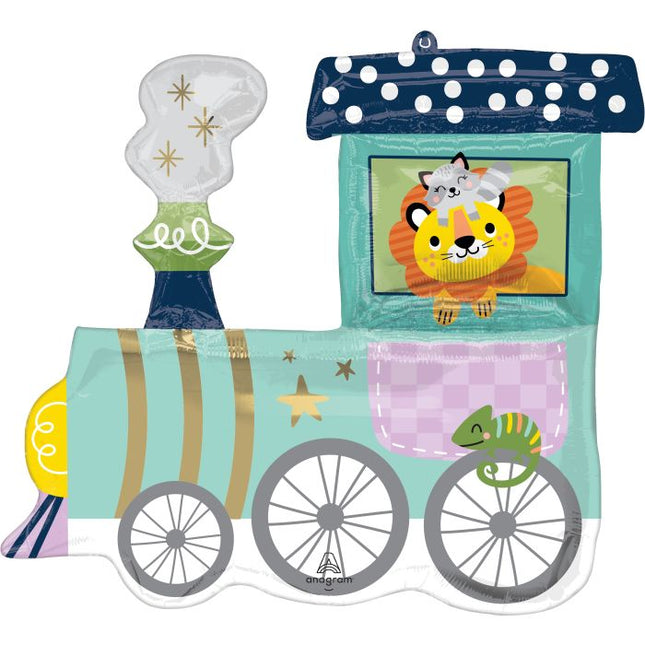 Supershape Standard All Aboard! Baby Balloon