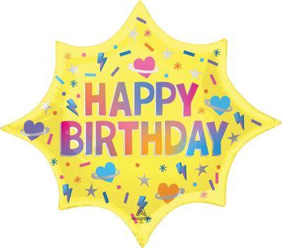 Supershape Solar Flare Birthday