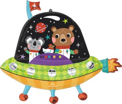 Supershape Cosmic Friends Birthday