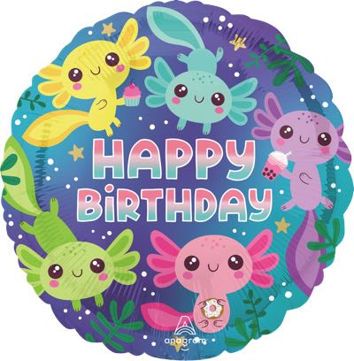18” Axolotl Birthday