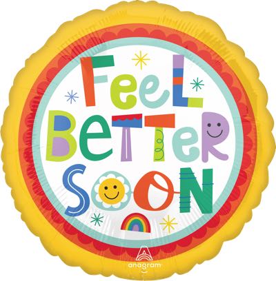 17” Playful Type Feel Better