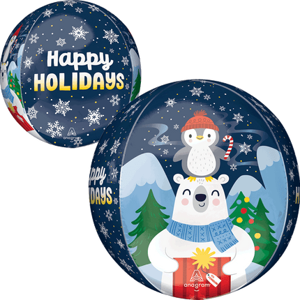16" Frosted Friends Orbz