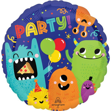 17" Standard Monster Mayhem Balloon