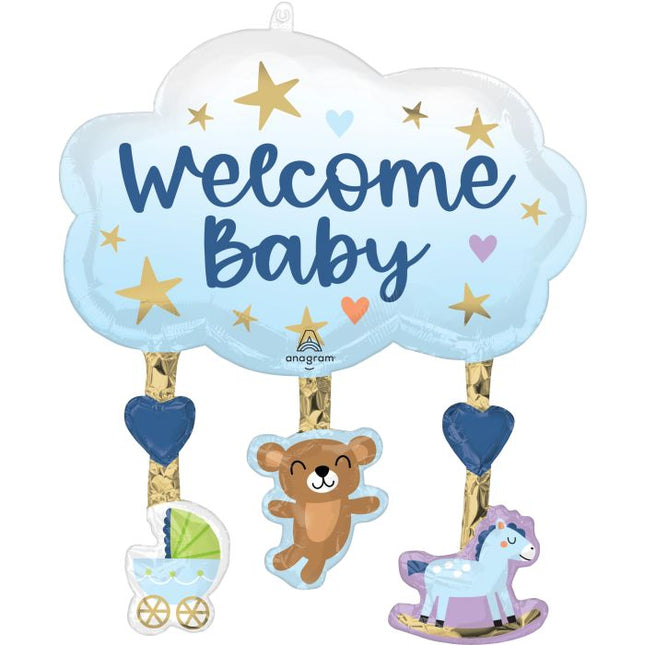 SuperShape Tiny Treasures Boy Balloon