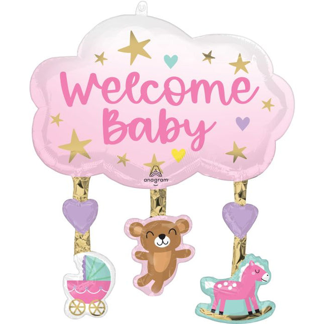SuperShape Tiny Treasures Girl Balloon