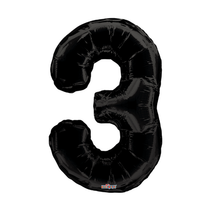Numeros 34" Negro