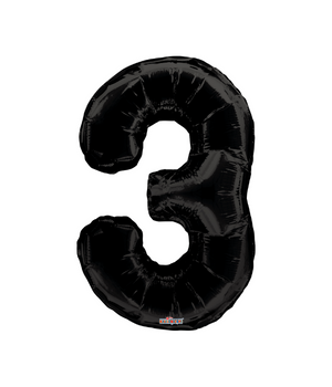 Numeros 34" Negro