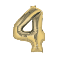 Numeros 34" Oro Blanco