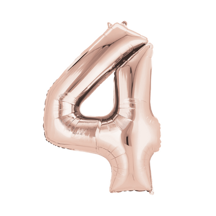 Numbers 14" Rose Gold 