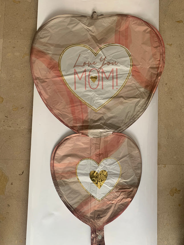 SuperShape Cutout Collage Mom Hearts