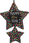 Supershape HNY Colorful Confetti Stars