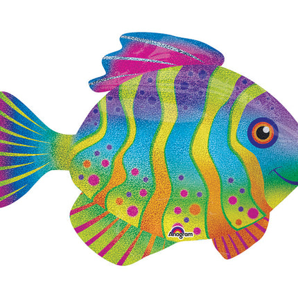 33″ Globo gigante con peces coloridos