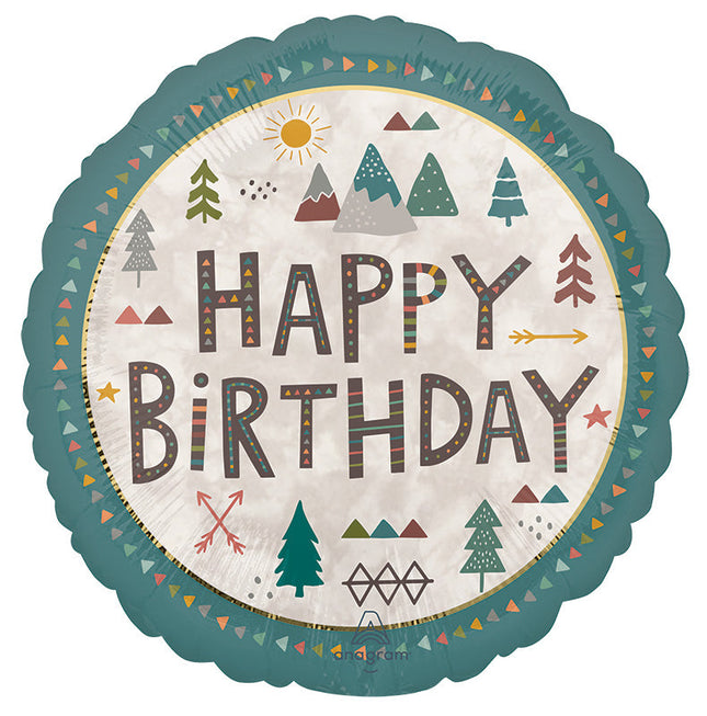 28″ Wilderness Globo Cumpleaños