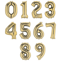 Numeros 34" Oro Blanco