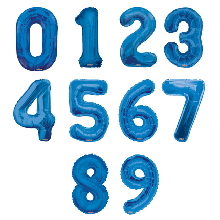 Numeros 34" Azul