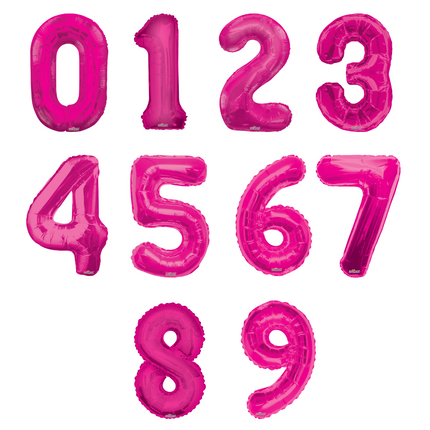Numeros 34" Magenta