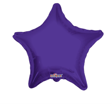 18" Solido Morado Estrella