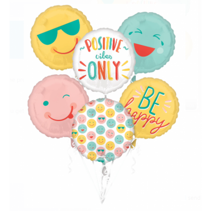 Bouquet 18" Positive Smile Face Bouquet