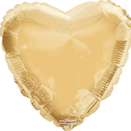 18" Champagne Gold Heart