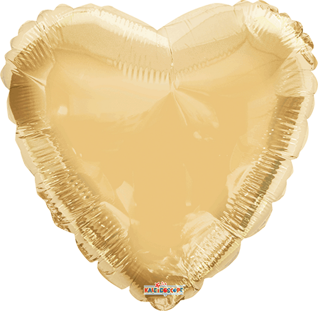 18" Champagne Gold Heart