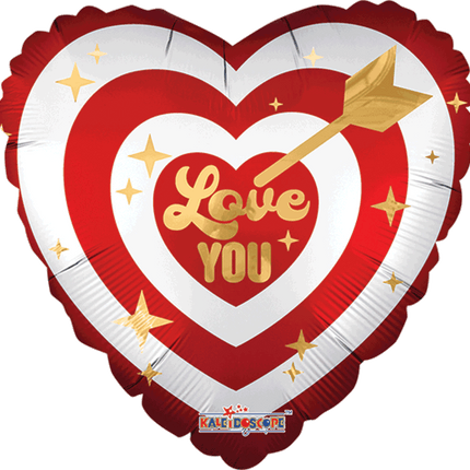 18" Love You Arrow
