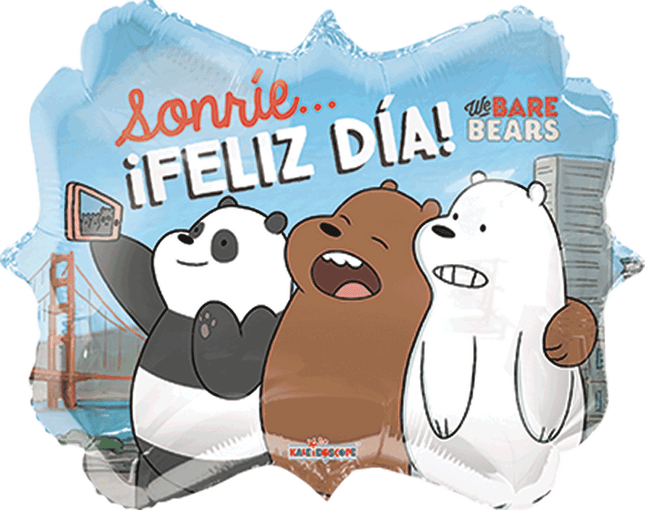 20" We Bare Bears Feliz Día