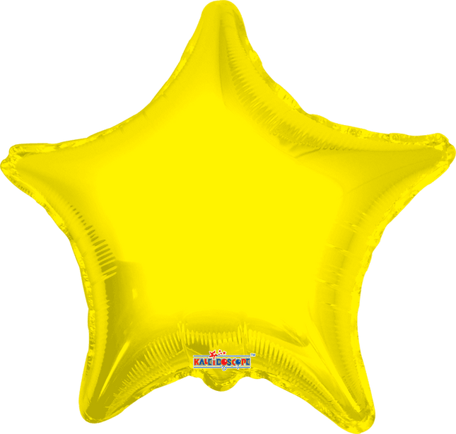 22” Solid Yellow Star