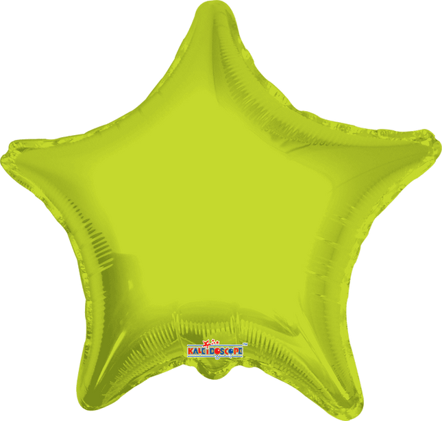 22” Solid Kiwi Green Star