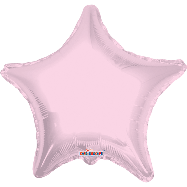 22” Solid Pastel Pink Star