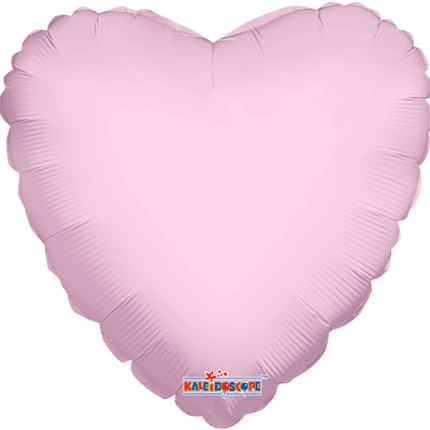 18” Rosa Pastel Corazon