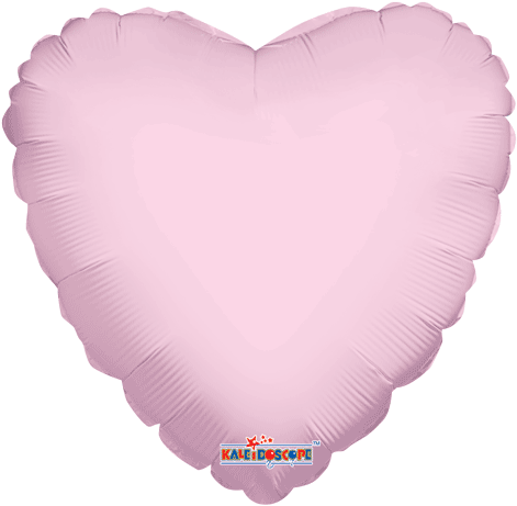 18” Rosa Pastel Corazon