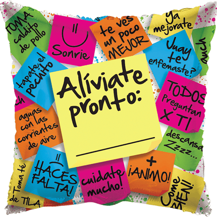 18" Balloon Aliviate prone Recaditos Graffiti