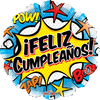 18" Globo Feliz Cumple Comic