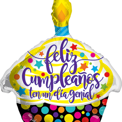 "18" Happy Birthday Cupcake