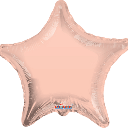 22” Rose Gold Solid Star