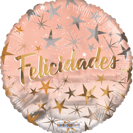 18" Congratulations Balloon Rose Gold