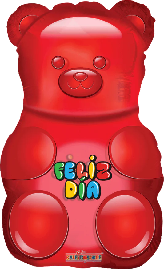 18" Happy Birthday Panda Transparent