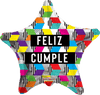 "22" Feliz Cumple Zig Zag Estrella