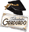 28" Felicidades Graduado Shape