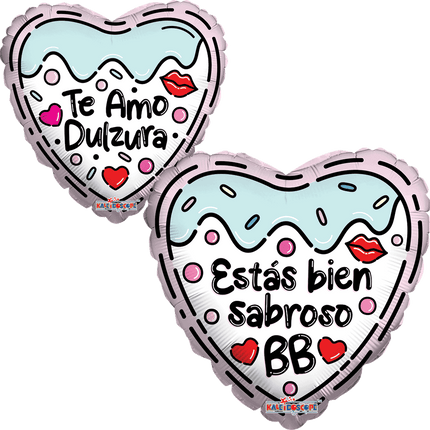 18" Globo Te Amo Dulzura Candy Heart