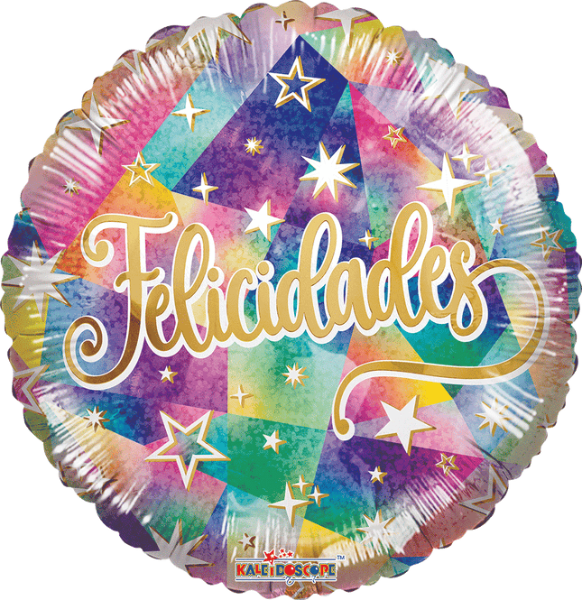 18" Happy Birthday Sparkles Balloon