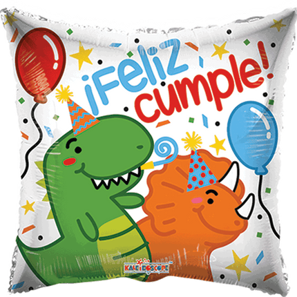 18" Feliz Cumple Dinosaurios